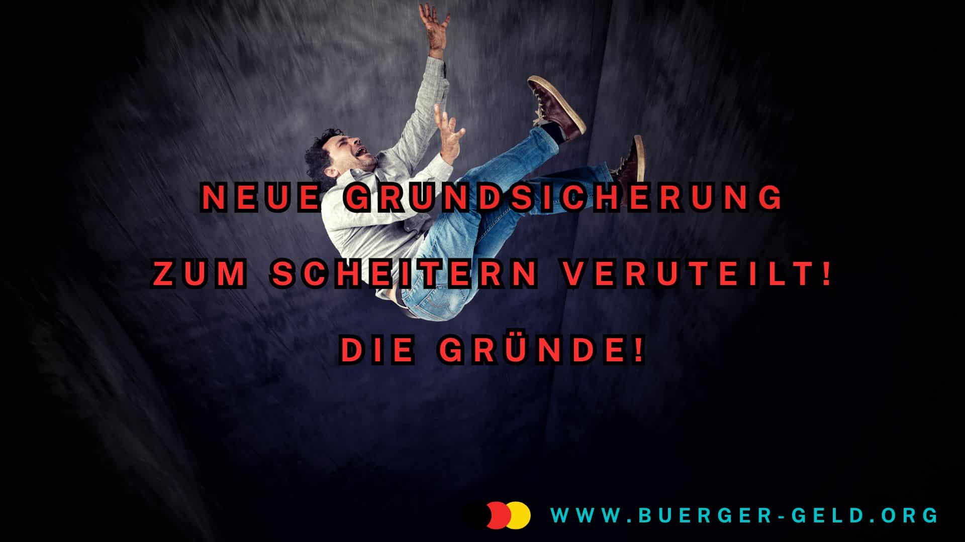 Mann fällt in einem schwarzen Tunnel