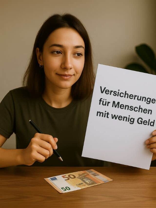 Die wichtigsten Versicherungen für Menschen mit wenig Geld: So schützen Sie sich sinnvoll