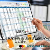 Tabelle am PC