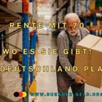 alter Mann arbeitet im Paketlager