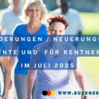 Rentnerinnen gehen im Park spazieren