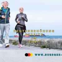 joggendes Rentnerpaar