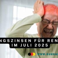 Senior wütend mit roter Stirn