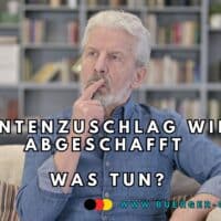 Rentner nachdenklich