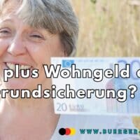 ältere Frau hält 20 Euro Schein in der Hand