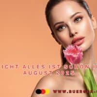schöne Frau mit Blume
