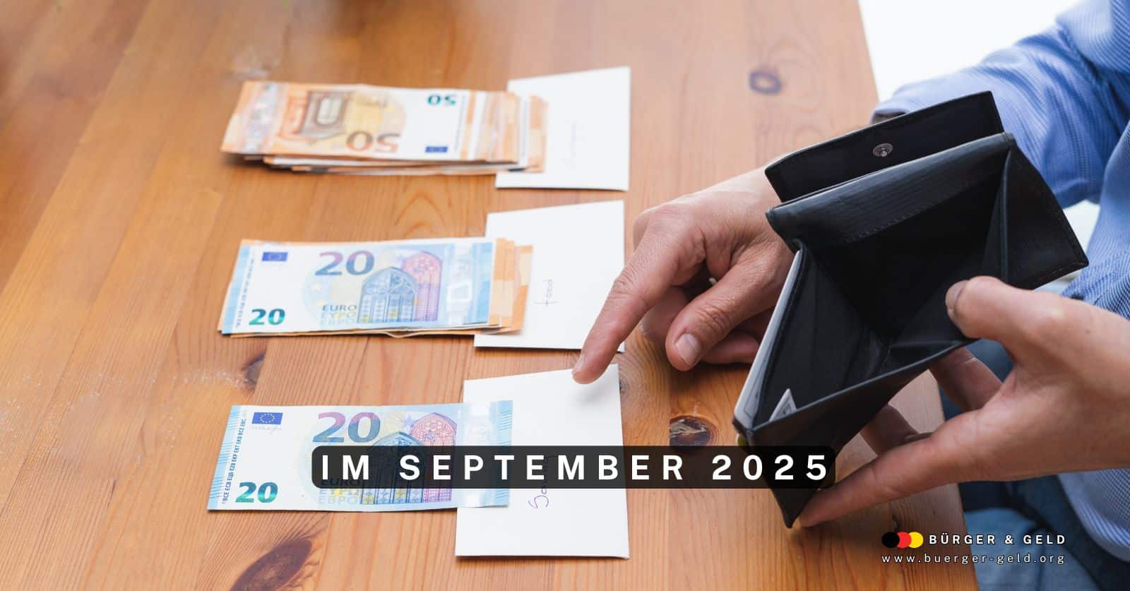 Auszahlung für September 2025 erfolgt meist im Voraus, am 29.8.2025