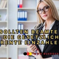 Beamtin vor Aktenregal