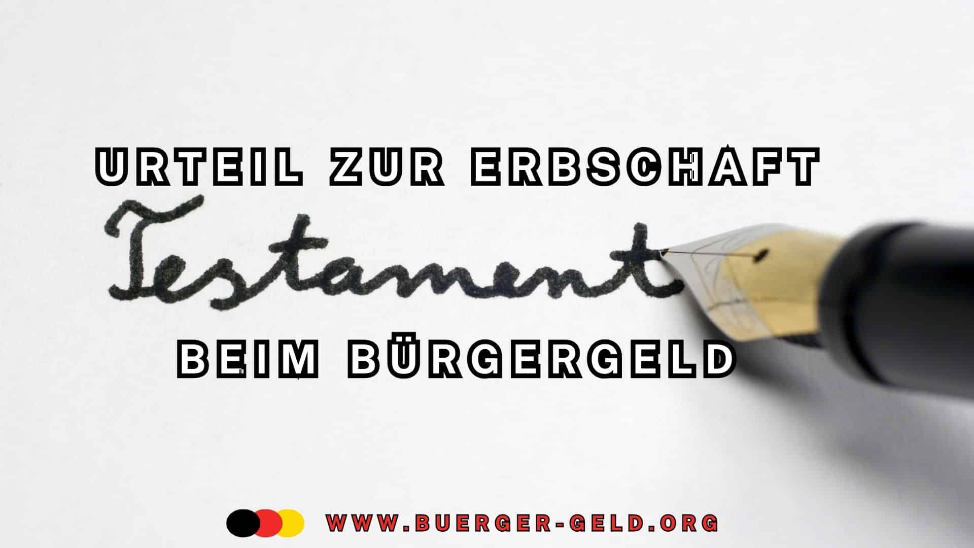 Das Wort Testament wird gerade mit einem Füller auf ein weißes Blatt geschrieben.