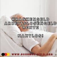 Senior im Krankenbett