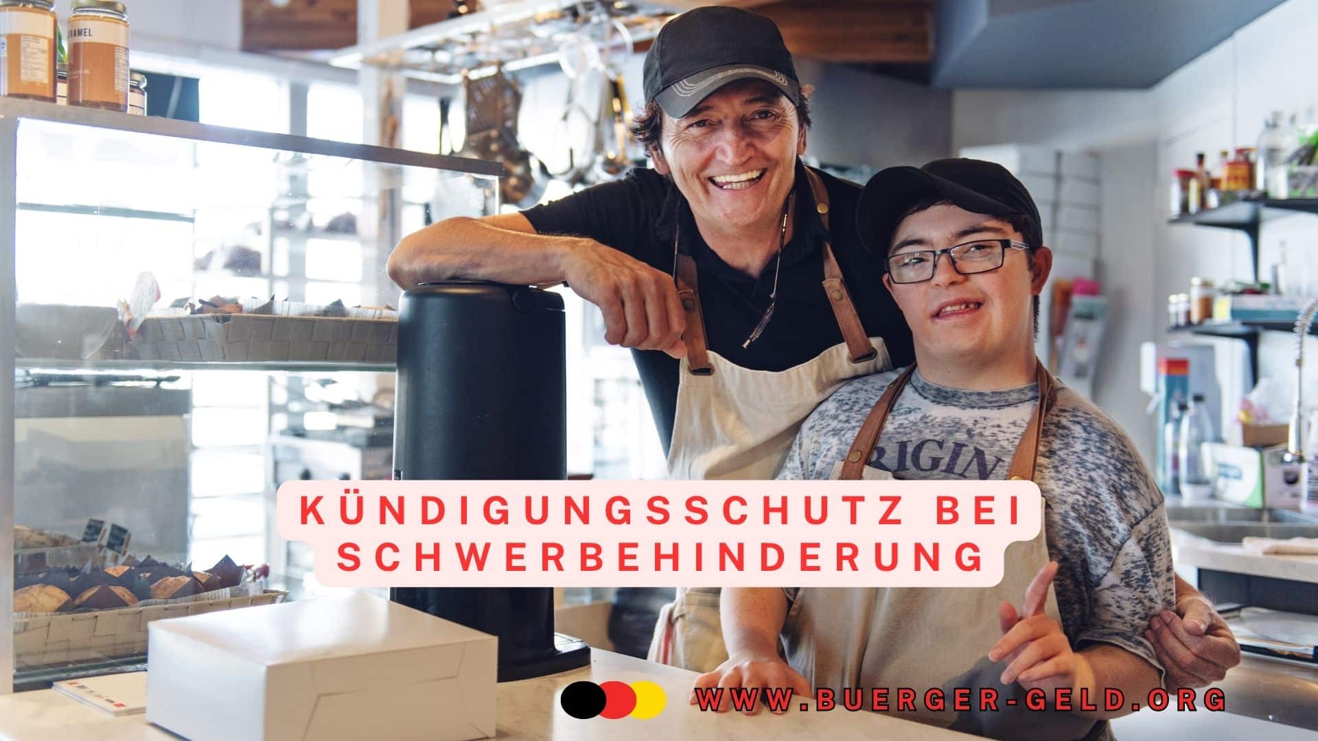 schwerbehinderter Mensch bei der Arbeit