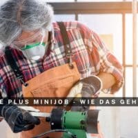 Rentner arbeitet im Minijob.