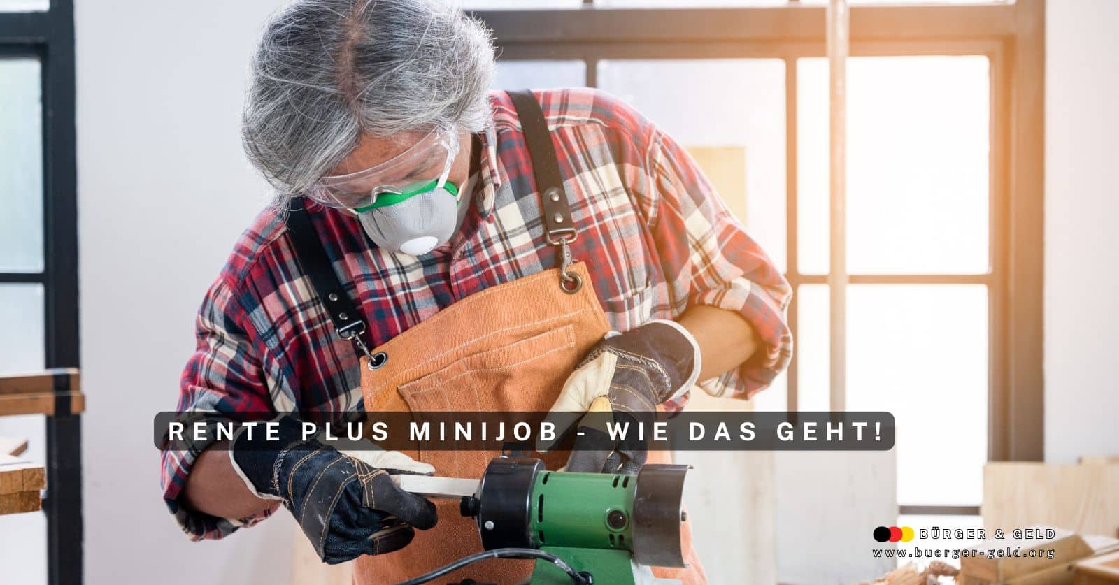 Rentner arbeitet im Minijob.