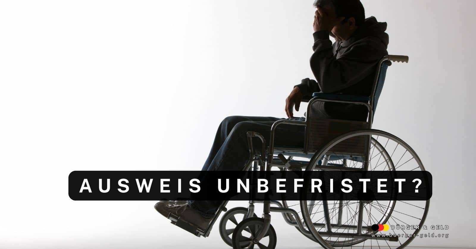 Mann im Rollstuhl mit GdB von 100 hat keinen unbefristeten Schwerbehindertenausweis.