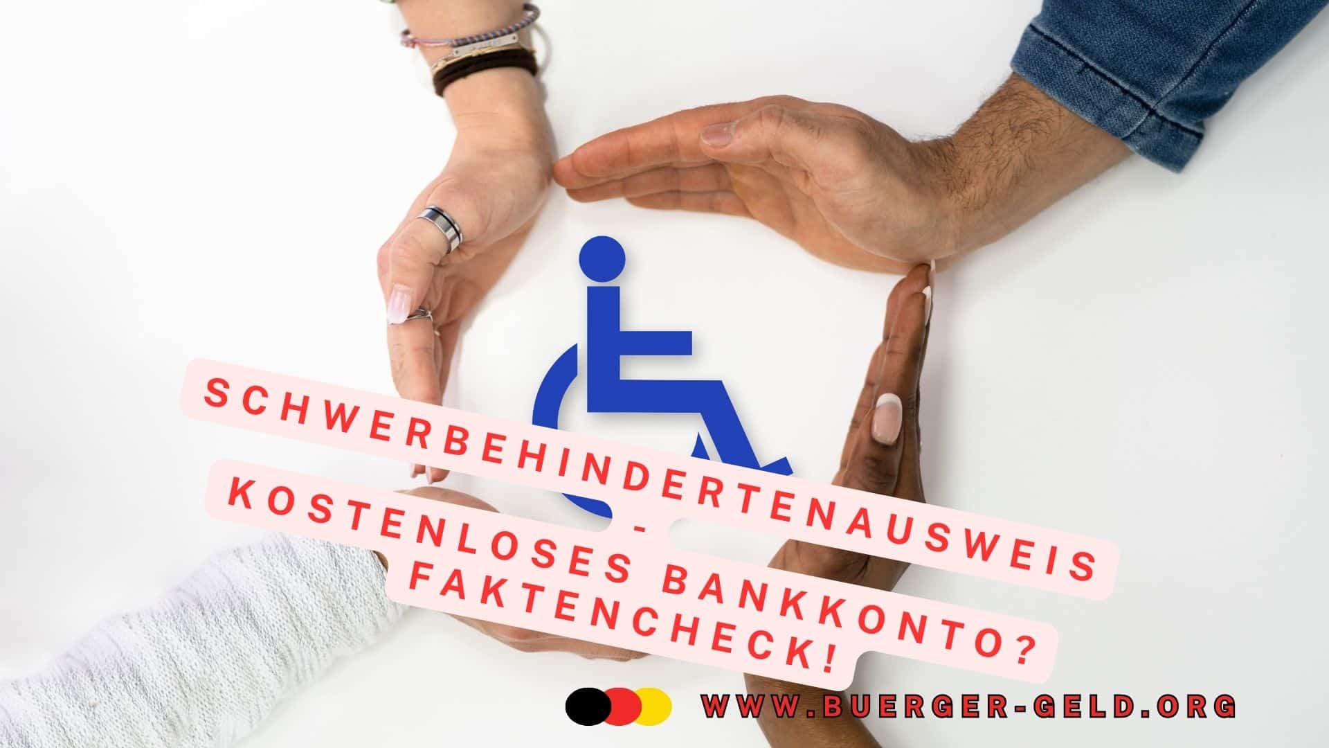 vier Hände umrahmen Rollstuhlfahrer-Symbol
