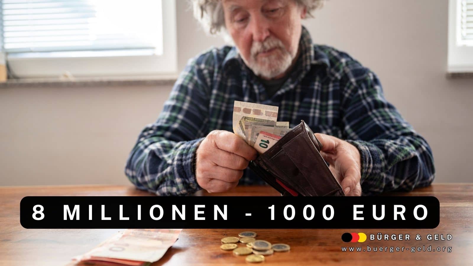 8 Millionen Rentner haben nur 1000 Euro Rente