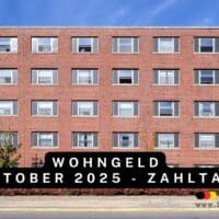 Auszahlung Wohngeld Oktober 2025