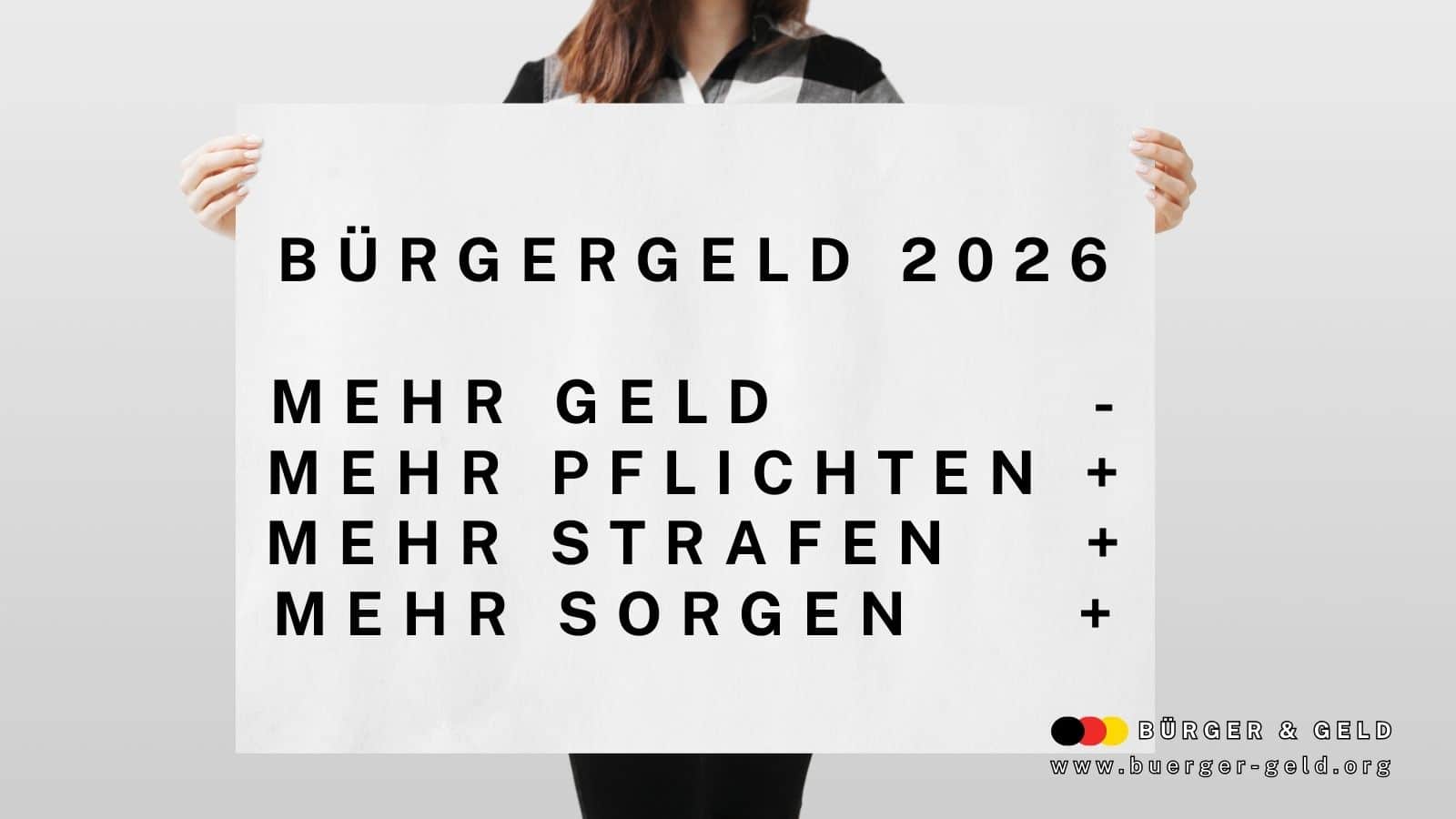 Bürgergeld: die wichtigsten Änderungen 2026