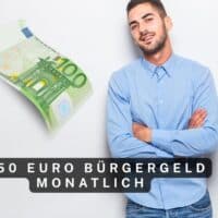 1050 Euro Bürgergeld für Alleinstehende im Monat