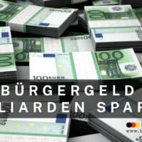 Milliarden Sparen beim Bürgergeld