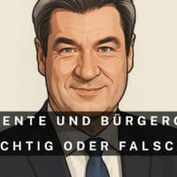 Markus Söder - seine Thesen zu Rente und Bürgergeld