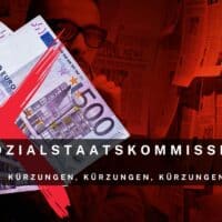 Sozialstaatskommission arbeitet und kürzt im Dunkeln.