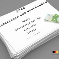 2026 Neuerngen, Änderungen