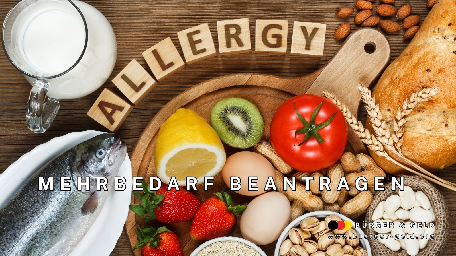 Allergie: Mehrbedarf für kostenaufwändige Ernährung