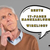 Faktencheck: 17-fache Rentennachzahlung Dezember