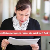 Hinterbliebenenrente: Wer sie wirklich bekommt – und worauf Verwitwete achten müssen 4 Hinterbliebenenrente: Wer sie wirklich bekommt – und worauf Verwitwete achten müssen
