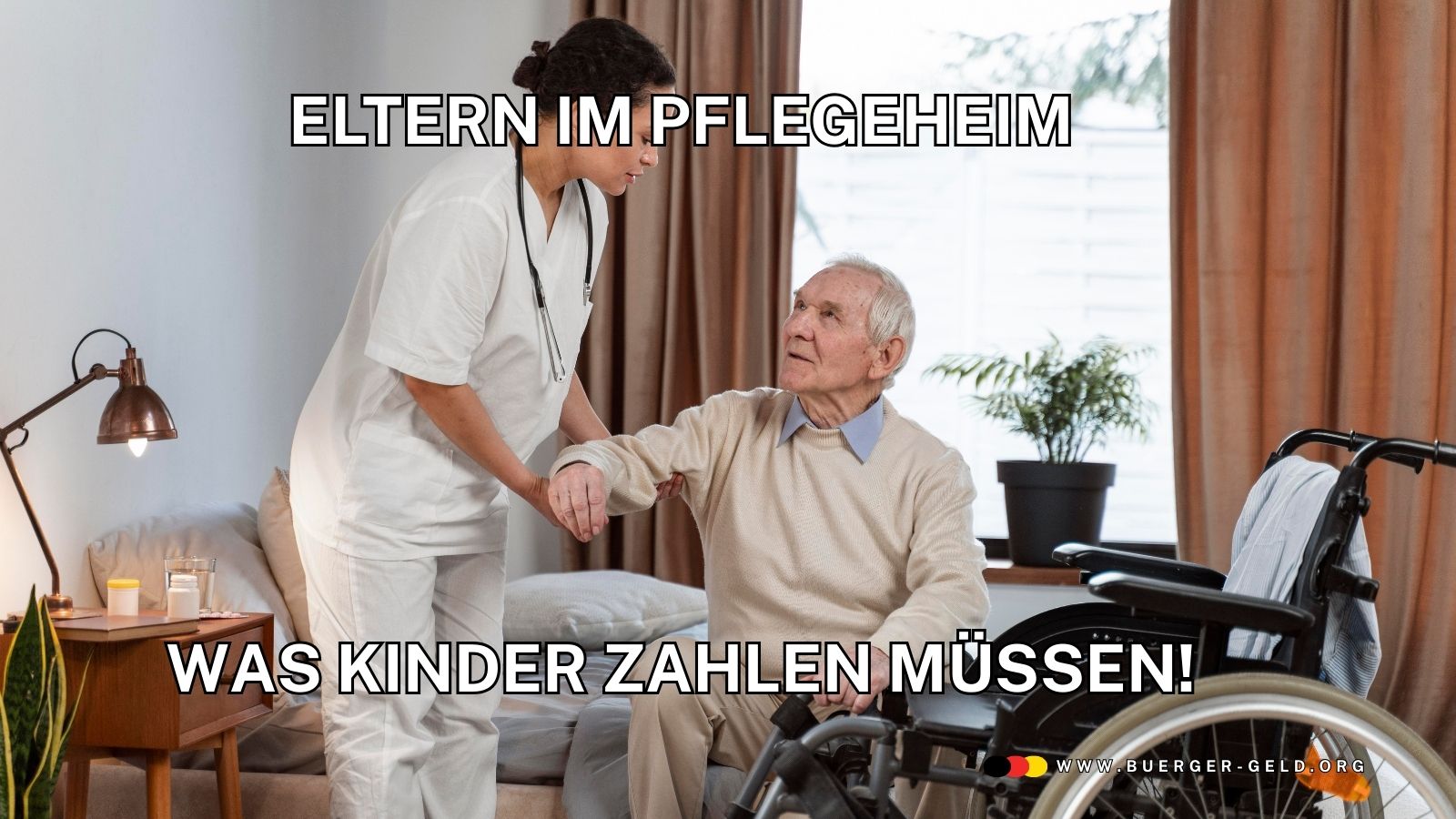 Eltern im Pflegeheim - Kinder zahlen