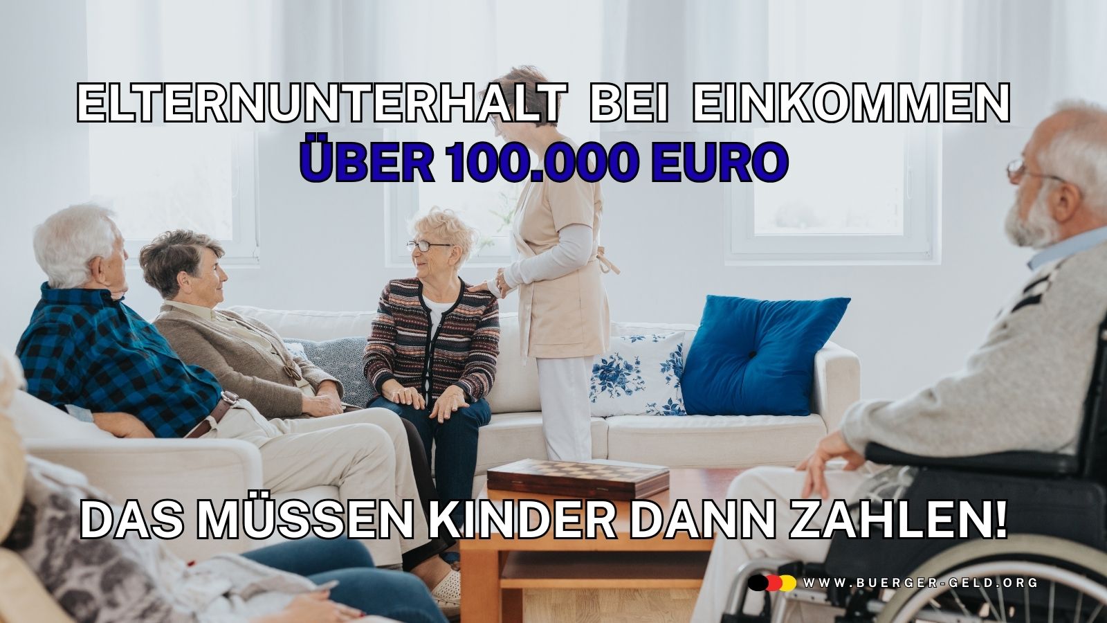 Über 100.000 Euro brutto - Elternunterhalt wie viel?