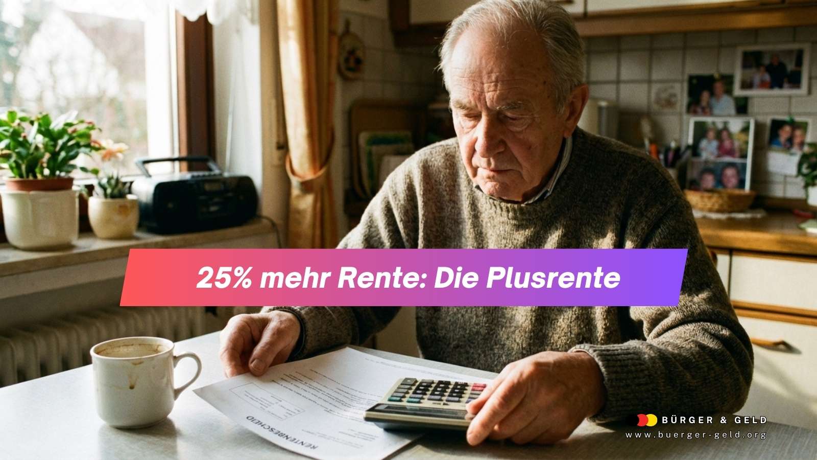 25% mehr Rente trotz Grundsicherung? Was die neue Plus‑Rente für Millionen bedeuten könnte