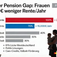 Rente ist ungerecht: Was hinter dem Gender Pension Gap steckt – und welche Reformen Frauen im Alter endlich besser absichern können 5 Rente ungerecht: Gender Pension Gap