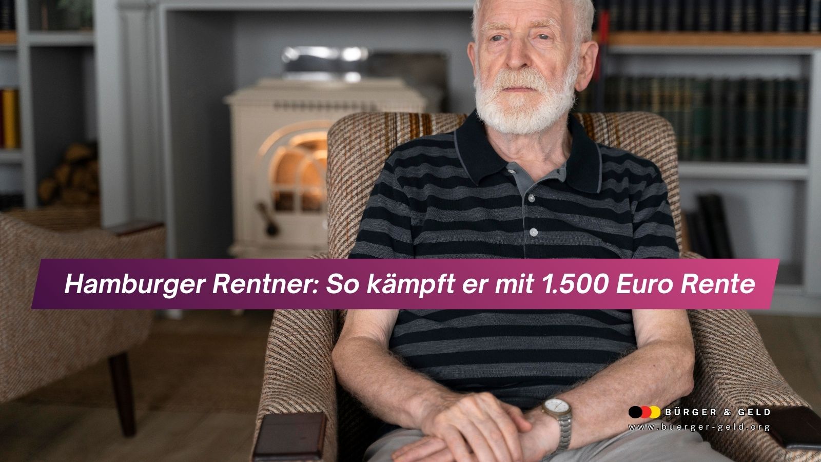 Hamburger Rentner: So kämpft er mit 1.500 Euro Rente