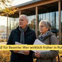 Pension mit 62 für Beamte: Wer wirklich früher in Ruhestand kann – und was es kostet 5 Pension mit 62 für Beamte: Wer wirklich früher in Ruhestand kann – und was es kostet