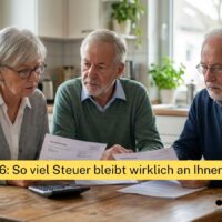 Rente 2026 von 1.000 bis 3.000 Euro: So viel Steuer bleibt wirklich an Ihnen hängen 5 Rente 2026 von 1.000 bis 3.000 Euro: So viel Steuer bleibt wirklich an Ihnen hängen