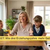 Rente ab 2027: Wie drei Erziehungsjahre pro Kind Müttern und Vätern spürbar mehr Geld bringen 4 Rente ab 2027: Wie drei Erziehungsjahre pro Kind Müttern und Vätern spürbar mehr Geld bringen