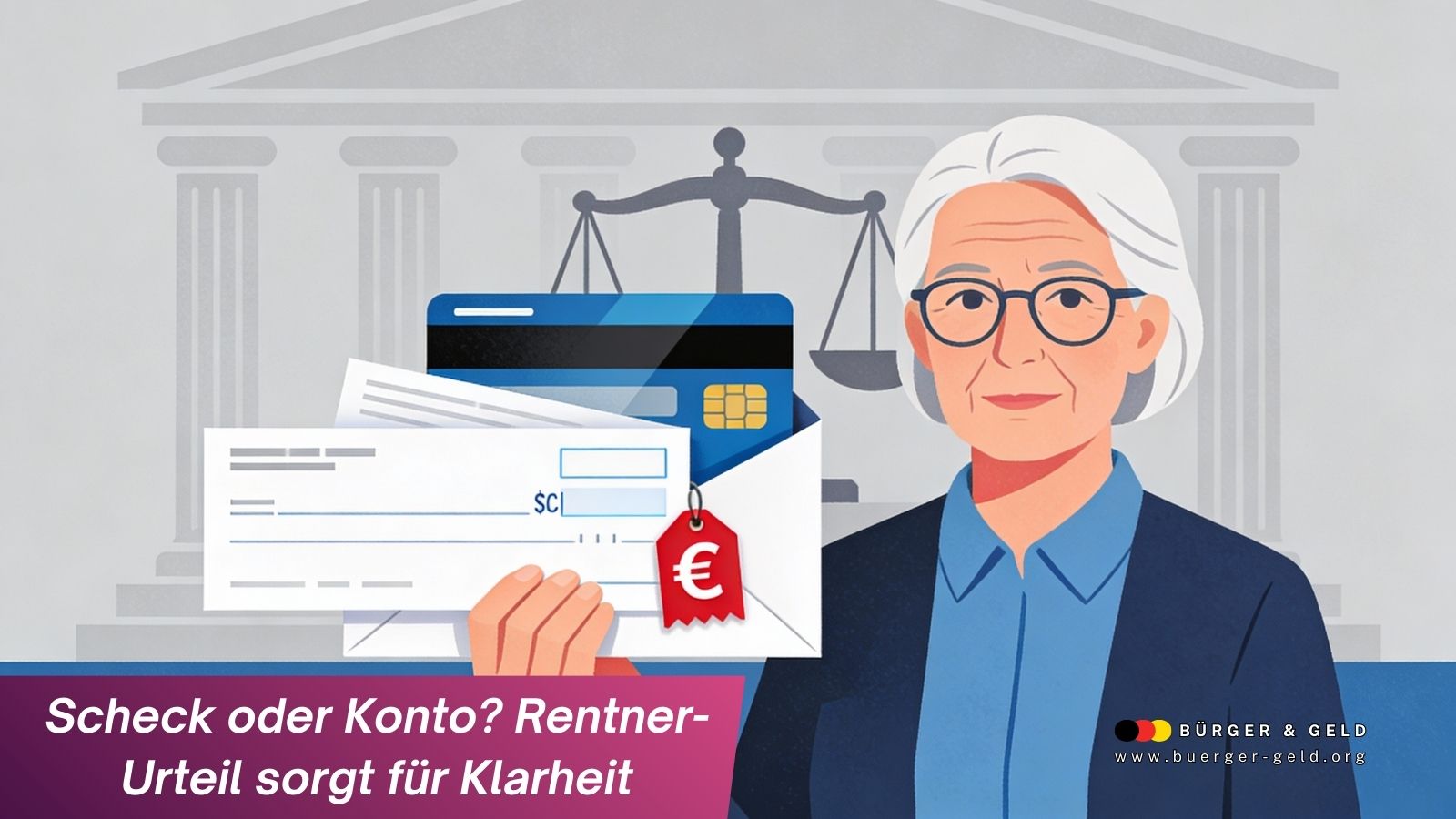 Scheck oder Konto? Rentner-Urteil sorgt für Klarheit – wer Scheck-Zahlung will, muss zahlen