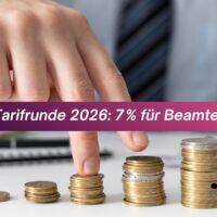 Tarifrunde 2026: Was hinter den 7 % für Landesbedienstete und Beamte wirklich steckt 5 Münzen und Tarifverhandlungen für Beamte