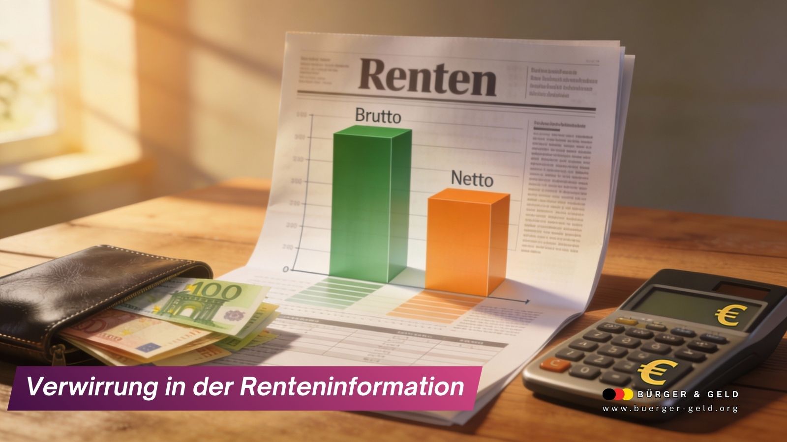 Bruttorente oder Nettorente? Warum die Renteninformation keine Rentenkürzung bedeutet 2 Bruttorente oder Nettorente? Warum die Renteninformation keine Rentenkürzung bedeutet