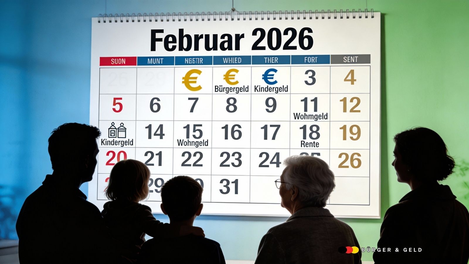 Auszahlungstermine Februar 2026
