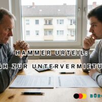 BGH-Urteil zur Untervermietung mit Gewinn: Mieter ohne Recht auf Zustimmung! Wegweisend! 4 BGH Urteil zur Untervermietung mit Gewinn