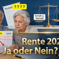 Rente 2026: Hochrechnung im Rentenantrag – Ja oder Nein ankreuzen? 4 Hochrechnungsfrage im Rentenantrag