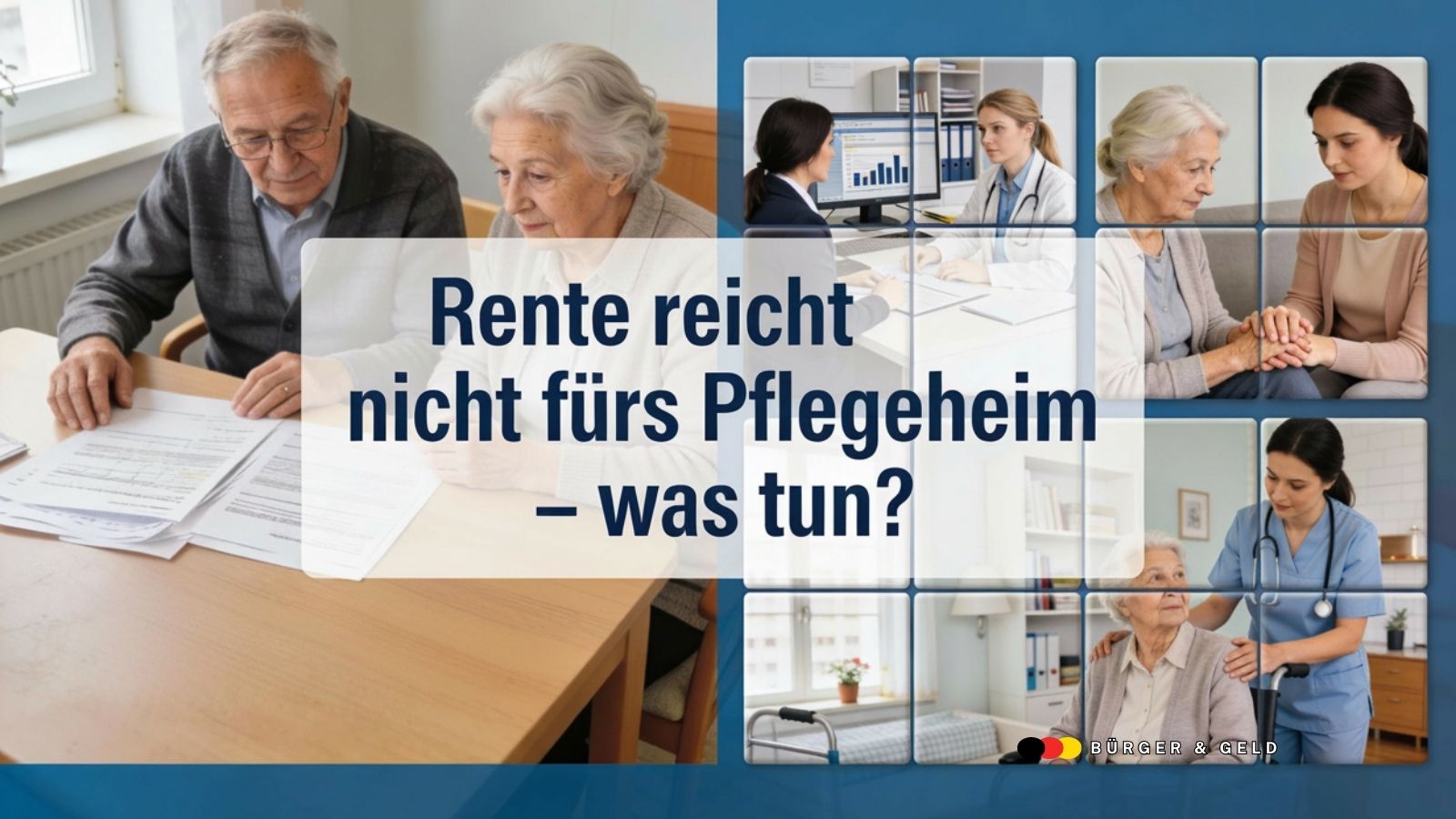 Rente und Pflegeheim