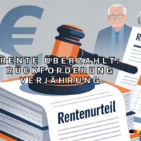 Urteil zu überzahlter Rente: Rentenrückforderungen verjähren nach vier Jahren – Post Renten Service trägt Mitverantwortung 5 Rückforderung Rente Verjährung