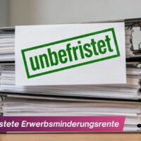 Unbefristete Erwerbsminderungsrente: So geht es! 4 Unbefristete Erwerbsminderungsrente: So geht es!
