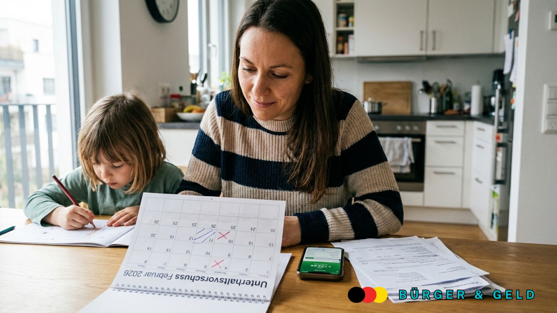 Unterhaltsvorschuss für Februar 2026