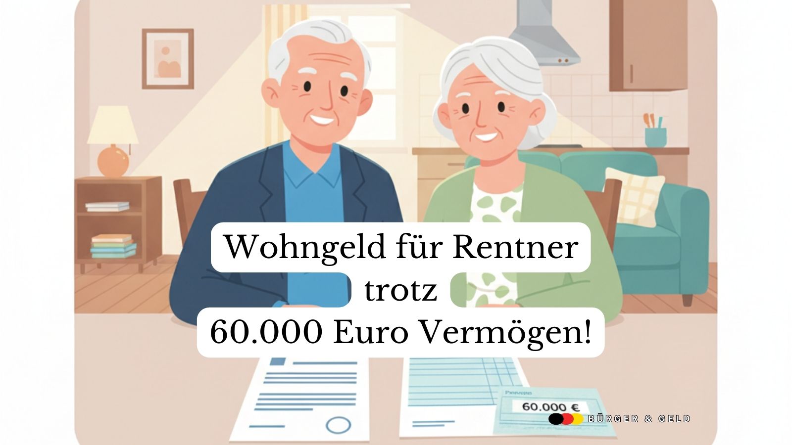 Wohngeld für Rentner trotz 60.000 Euro Vermöge3n