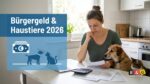 Bürgergeld und Haustiere: Warum Hunde‑ und Katzenhalter jetzt alle Kosten selbst tragen müssen (Stand 2026)